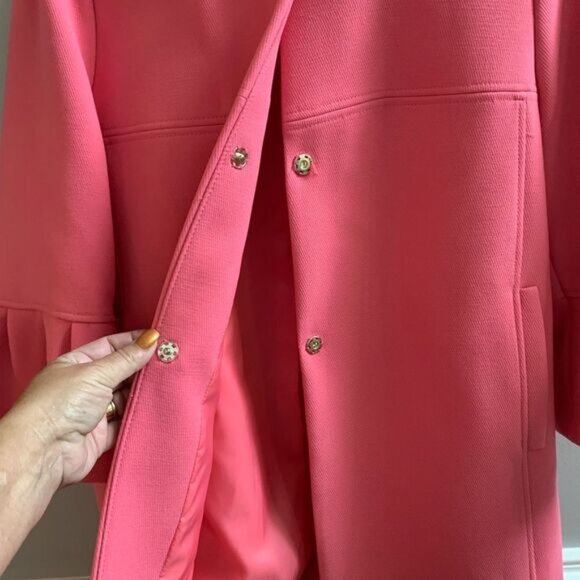 Esprit Pink Bell Sleeve Dress Cost sz XL EUC - Picture 3 of 7